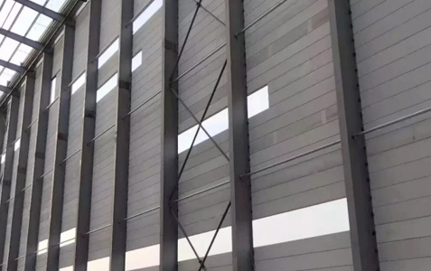 ALC板钢结构防火墙的安装方式